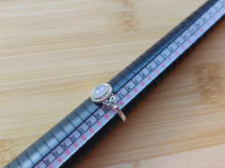 Anillo Plata 925 Cuarzo Rosa