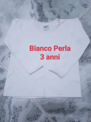Maglia intima Bianco Perla 3 anni