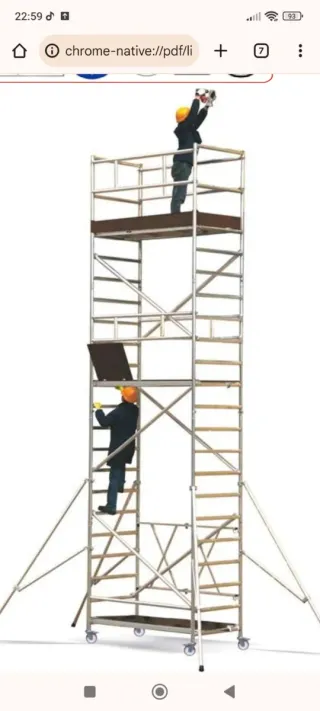 Compro escaleras y andamios de todo tipo usados