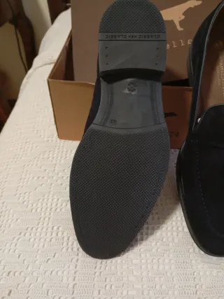 Mocasines Son Castellanisimos Azul Talla 43