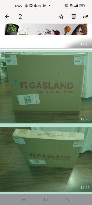 Placa Inducción 3 Fuegos GASLAND Nueva