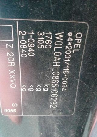 Paragolpes trasero opel astra gtc cosmo 303233