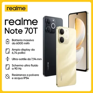 realme Note 70T Negro