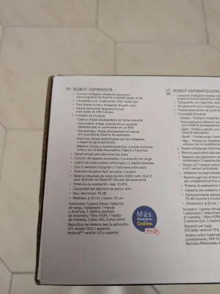 ROBOT ASPIRADOR. PARED VIRTUAL Y APP.