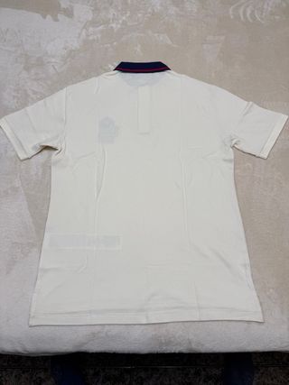 Polo Gucci Blanco con Dibujo de Fresa