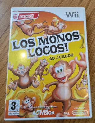 Juego Wii Los Monos Locos! 20 Juegos