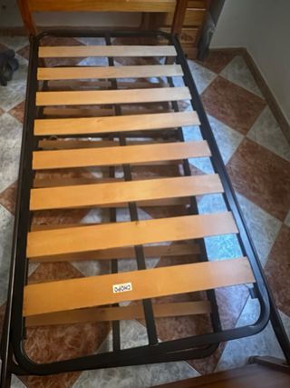 Estructura Cama 90cm Provenzal Madera