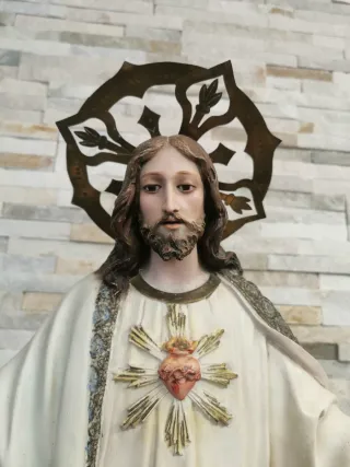 Sagrado Corazón de Jesús Olot 86cm