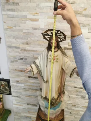 Sagrado Corazón de Jesús Olot 86cm