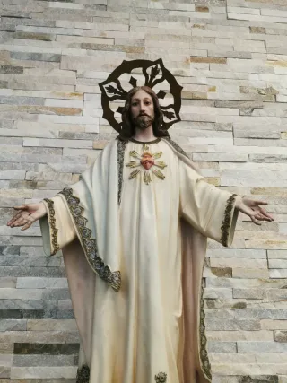 Sagrado Corazón de Jesús Olot 86cm