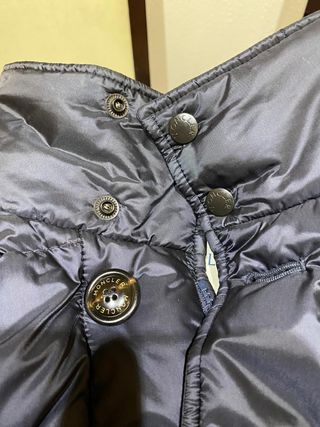 Abrigo Moncler Plumas Hombre Azul