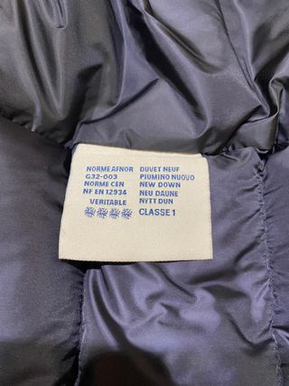 Abrigo Moncler Plumas Hombre Azul