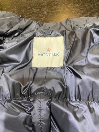 Abrigo Moncler Plumas Hombre Azul