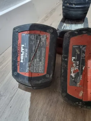 Baterías Hilti 2.0 Ah y 3.0 Ah NiCd