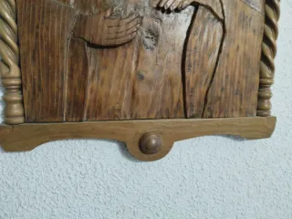 Cuadro tallado madera 76x40.5x3