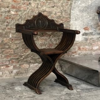 Sedie Savonarola Pieghevoli in Legno