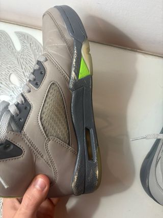 Jordan 5 Grigio/Verde