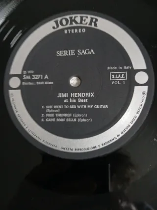 Jimi hendrix  AT HIS BEST VOLUMEN 1