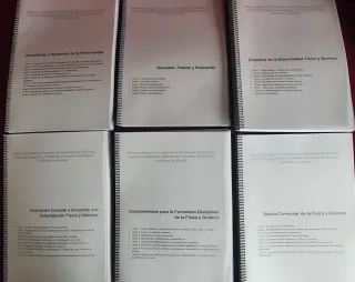 Temario Máster Profesorado - Física y Química