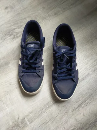 Deportivas Adidas Azul Marino Lona