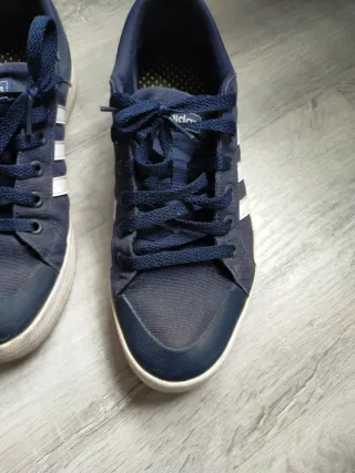 Deportivas Adidas Azul Marino Lona