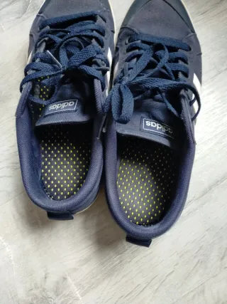 Deportivas Adidas Azul Marino Lona