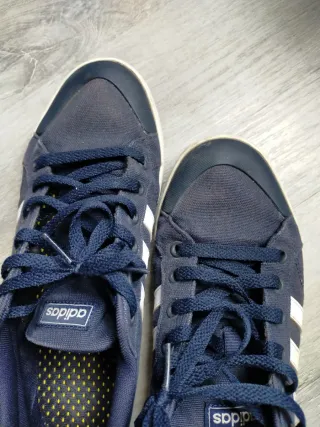 Deportivas Adidas Azul Marino Lona