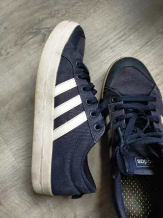 Deportivas Adidas Azul Marino Lona