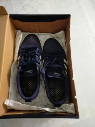 Deportivas Adidas Azul Marino Lona