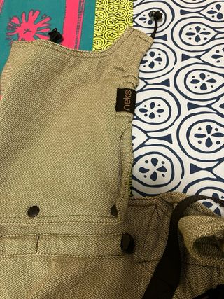 Mochila Portabebé Neko Evolutiva color verde