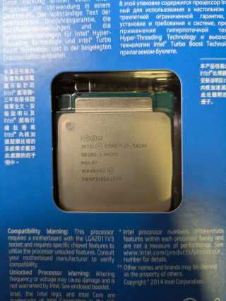 Procesador Intel Core i7-5820K LGA2011-V3