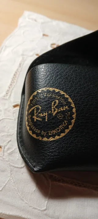 Ray-Ban Aviator Occhiali da Sole Oro Blu