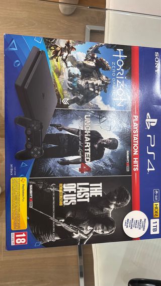 PS4 Slim 1TB Negra + 12 Juegos