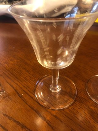 Set 6 Bicchieri da dessert/aperitivo decorati