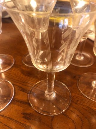 Set 6 Bicchieri da dessert/aperitivo decorati