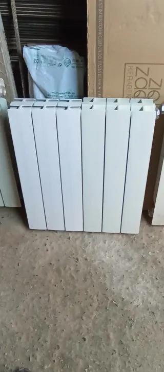 Radiadores de aluminio  blancos