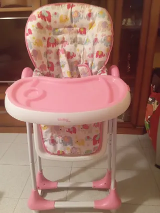 Trona bebé Asalvo elefantes rosa