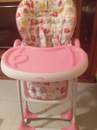 Trona bebé Asalvo elefantes rosa