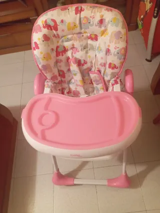 Trona bebé Asalvo elefantes rosa