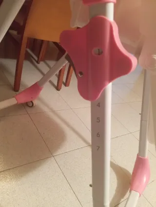 Trona bebé Asalvo elefantes rosa