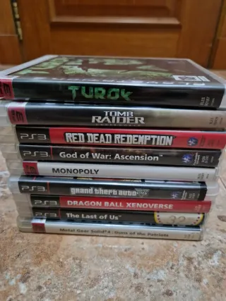 Lote 10 Juegos PS3: Turok, Tomb Raider, RDR, GOW,