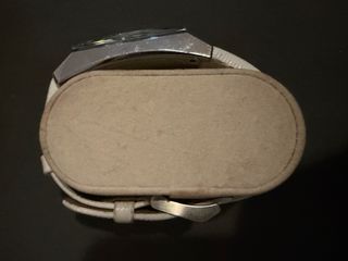 Orologio Chronotech Uomo Quadrato Bianco Argento