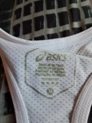 Camiseta tirantes Asics azul nueva Asics