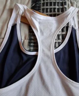 Camiseta tirantes Asics azul nueva Asics