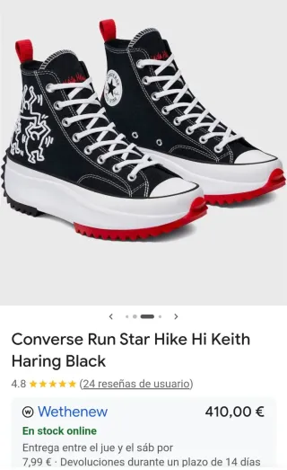 Converse keith Haring All Star Plataforma