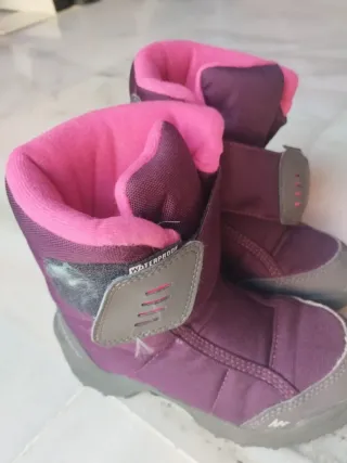 Botas de nieve para niña talla 28