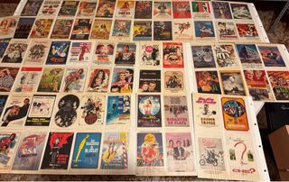 Colección de carátulas de películas antiguas