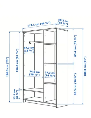 Armario Brimnes Ikea Blanco