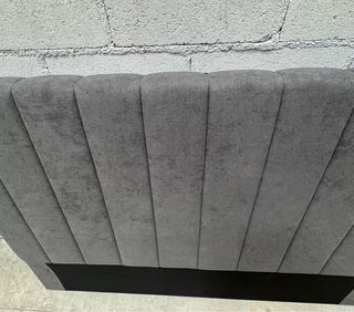 Cabecero Cama 150cm Tela Gris