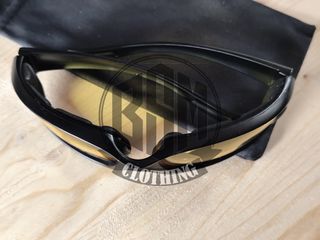 Occhiali da moto con lenti gialle